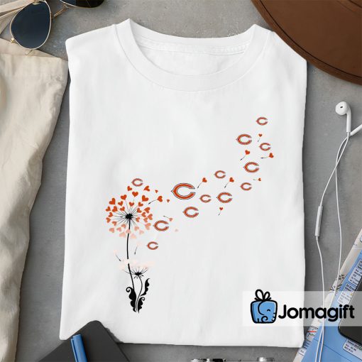 Chicago Bears Dandelion Flower T-shirt