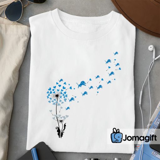 Detroit Lions Dandelion Flower T-shirt