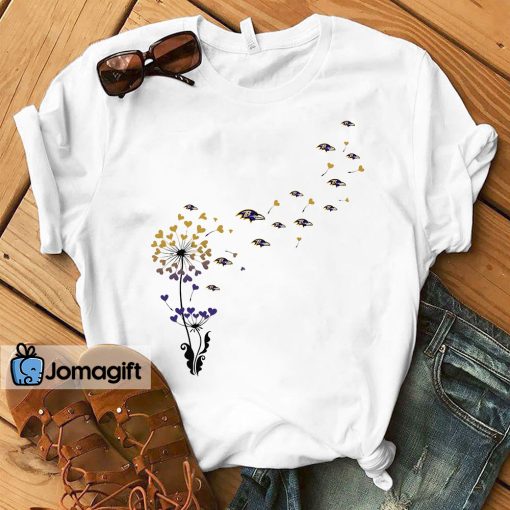 Baltimore Ravens Dandelion Flower T-shirts Special Edition
