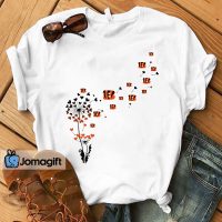 2 Cincinnati Bengals Dandelion Flower Shirt