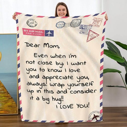 Airmail To Mom Blanket From Daughter