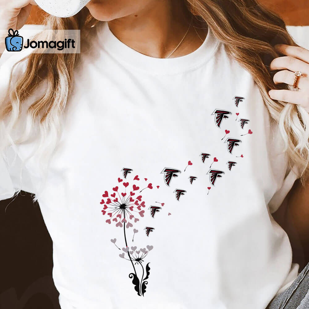Atlanta Falcons Dandelion Flower T-shirts Special Edition - Jomagift