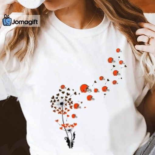Cleveland Browns Dandelion Flower T-shirt