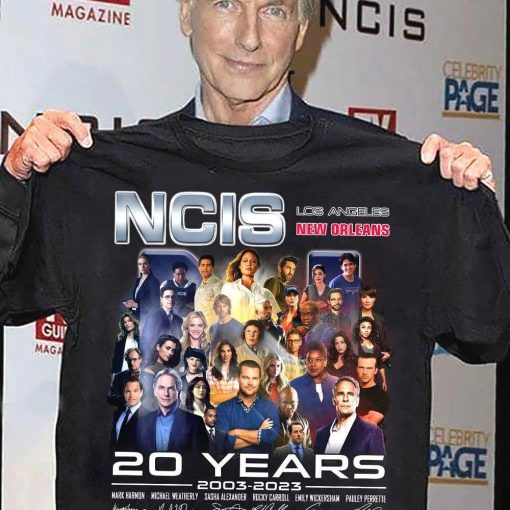 Ncis 20th Anniversary Shirt, Los Angeles New Orleans 20 Years 2003 2023