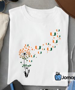 1 Miami Hurricanes Dandelion Flower T shirts Special Edition