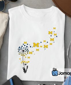 1 Michigan Wolverines Dandelion Flower T shirts Special Edition