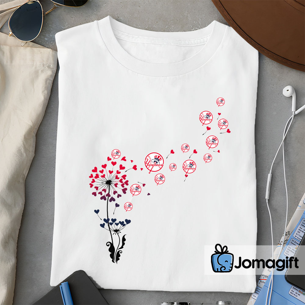 New York Yankees Dandelion Flower T-shirts Special Edition - Jomagift