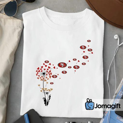 San Francisco 49ers Dandelion Flower T-shirts Special Edition