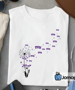 1 TCU Horned Frogs Dandelion Flower T shirts Special Edition