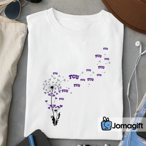 TCU Horned Frogs Dandelion Flower T-shirts Special Edition