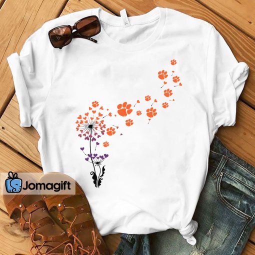 Clemson Tigers Dandelion Flower T-shirts Special Edition