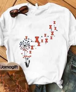 Illinois Fighting Illini Dandelion Flower T-shirts Special Edition