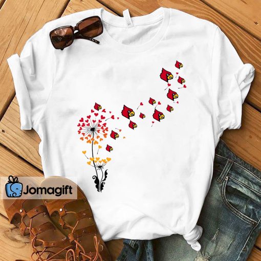 Louisville Cardinals Dandelion Flower T-shirts Special Edition