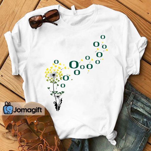 Oregon Ducks Dandelion Flower T-shirts Special Edition
