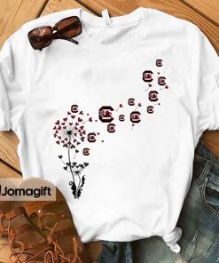 2 South Carolina Gamecocks Dandelion Flower T shirts Special Edition