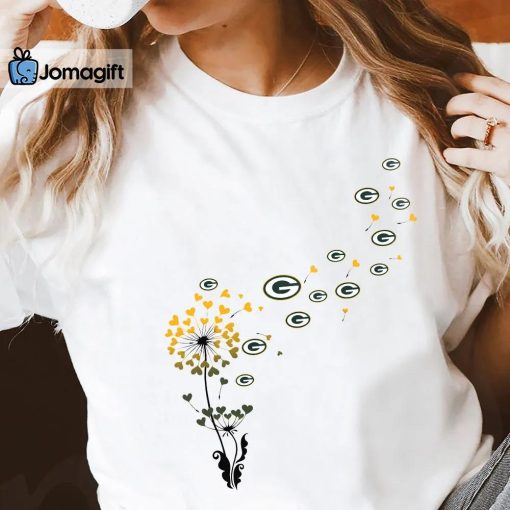 Green Bay Packers Dandelion Flower T-shirts Special Edition