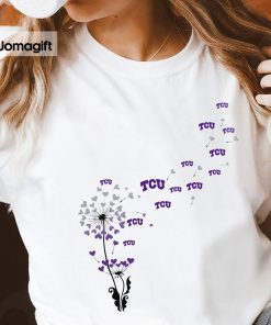 TCU Horned Frogs Dandelion Flower T shirts Special Edition