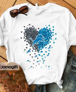 1 Detroit Lions Tiny Heart Shape T shirt