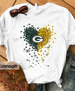 1 Green Bay Packers Tiny Heart Shape T shirt