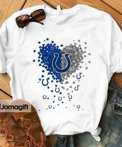 1 Indianapolis Colts Tiny Heart Shape T shirt