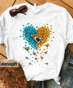 1 Jacksonville Jaguars Tiny Heart Shape T shirt
