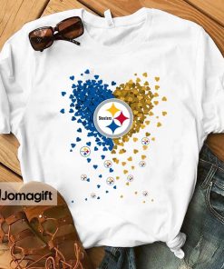 Pittsburgh Steelers Tiny Heart Shape T-shirt