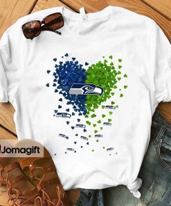 Seattle Seahawks Tiny Heart Shape T-shirt