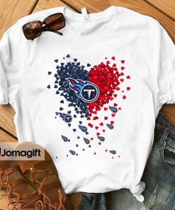 1 Tennessee Titans Tiny Heart Shape T shirt