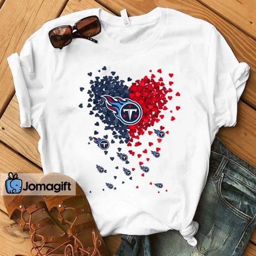 Tennessee Titans Tiny Heart Shape T-shirt