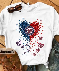 1 Unique Washington Nationals Tiny Heart Shape T shirt