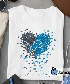 2 Detroit Lions Tiny Heart Shape T shirt