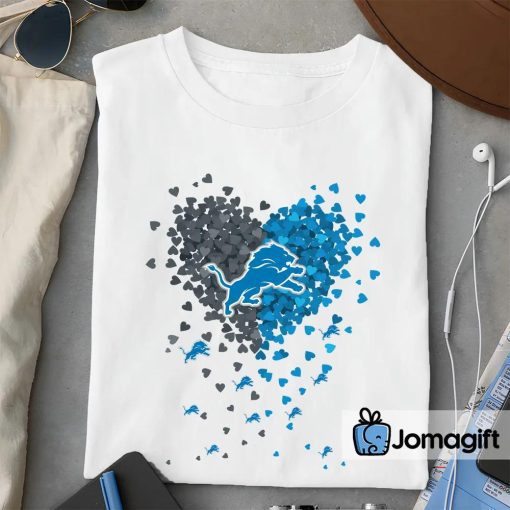 Detroit Lions Tiny Heart Shape T-shirt