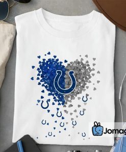 2 Indianapolis Colts Tiny Heart Shape T shirt
