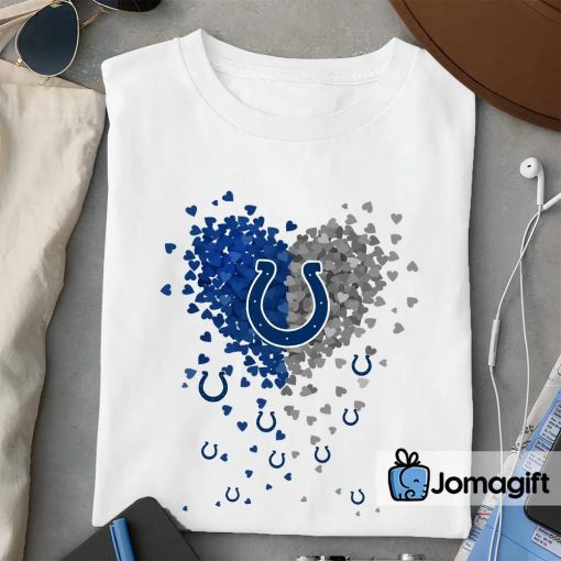 Indianapolis Colts Tiny Heart Shape T-shirt