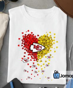 2 Kansas City Chiefs Tiny Heart Shape T shirt