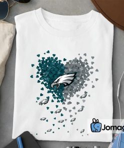 2 Philadelphia Eagles Tiny Heart Shape T shirt