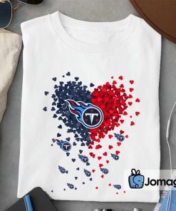 2 Tennessee Titans Tiny Heart Shape T shirt