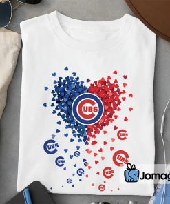 2 Unique Chicago Cubs Tiny Heart Shape T shirt