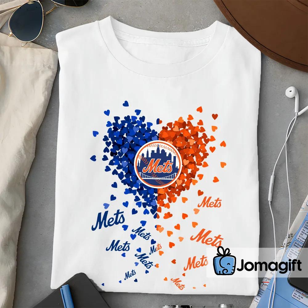 Unique New York Mets Tiny Heart Shape T-shirt - Jomagift