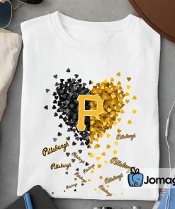2 Unique Pittsburgh Pirates Tiny Heart Shape T shirt