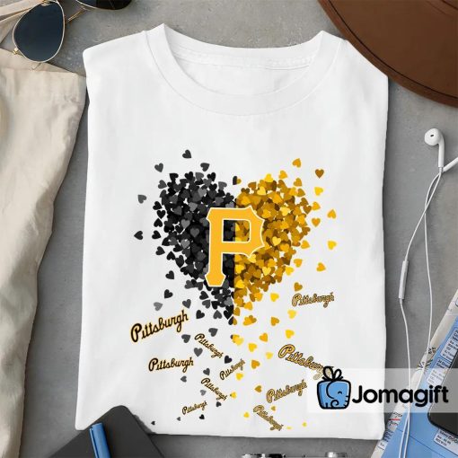 Unique Pittsburgh Pirates Tiny Heart Shape T-shirt