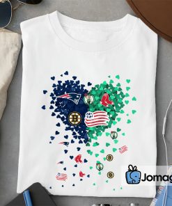 Unique patriots boston celtics red sox bruins New England Revolution Tiny  Heart Shape T-shirt - Jomagift