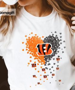 3 Cincinnati Bengals Tiny Heart Shape T shirt