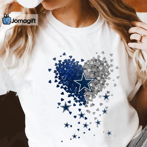 Dallas Cowboys Tiny Heart Shape T-shirt