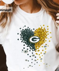 Green Bay Packers Tiny Heart Shape T-shirt