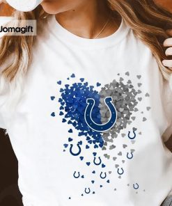 3 Indianapolis Colts Tiny Heart Shape T shirt