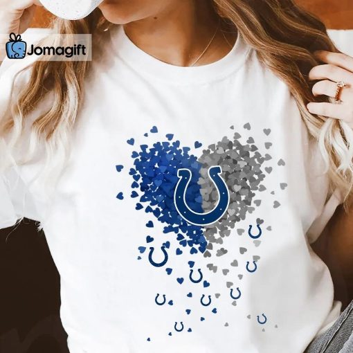Indianapolis Colts Tiny Heart Shape T-shirt