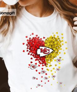 Kansas City Chiefs Tiny Heart Shape T-shirt