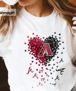 3 Unique Arizona Diamondbacks Tiny Heart Shape T shirt