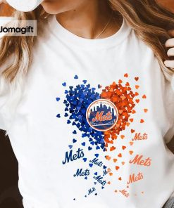 Unique New York Mets Tiny Heart Shape T-shirt - Jomagift